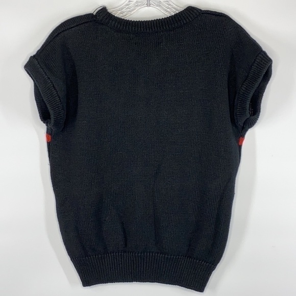 Vintage Spice of Life Scotty Dog Short Sleeve Sweater Size Large - Picture 2 of 6